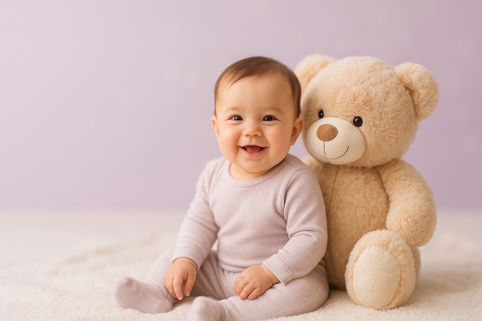 Cozy baby with teddy – MyBabyFits